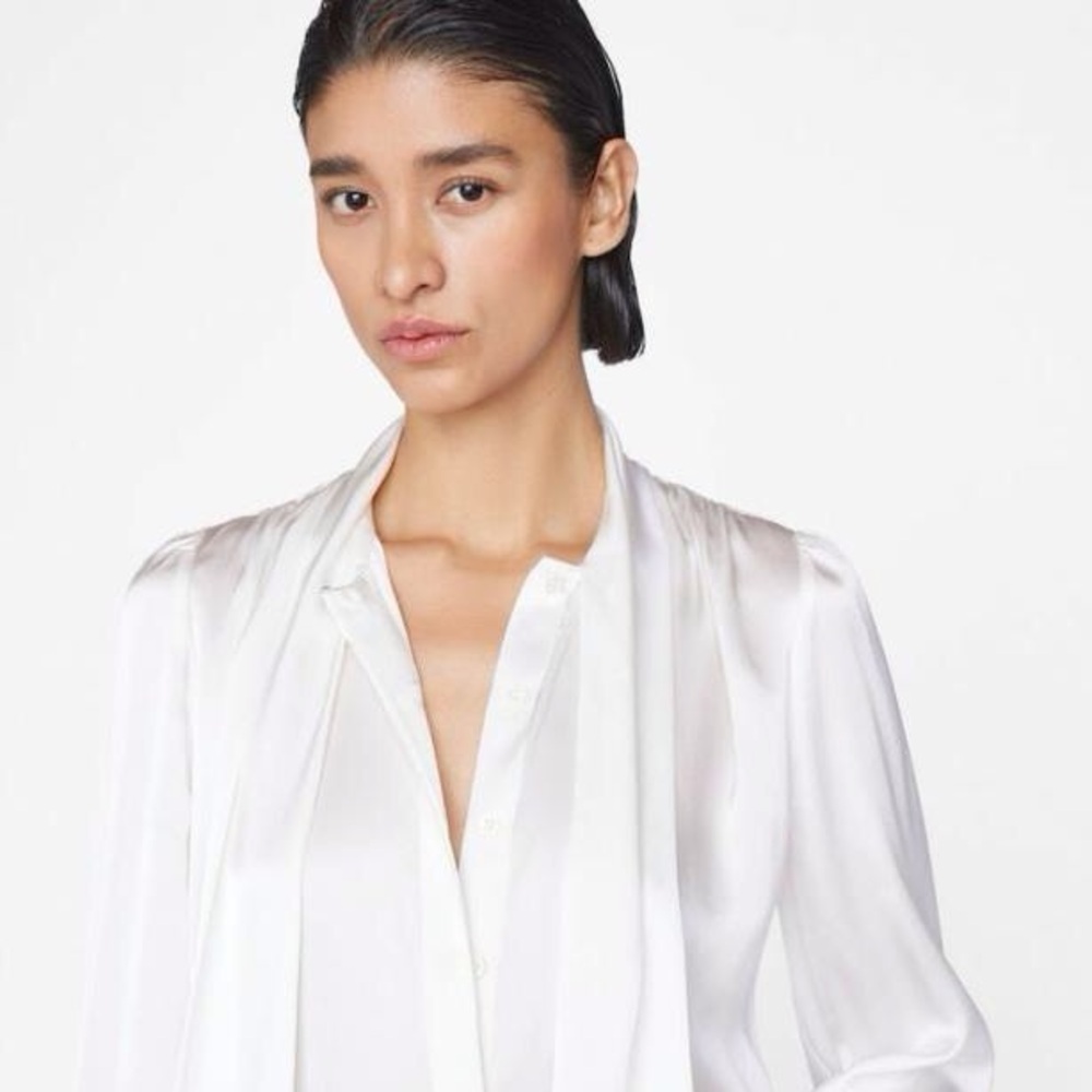 The Silk Tie Blouse